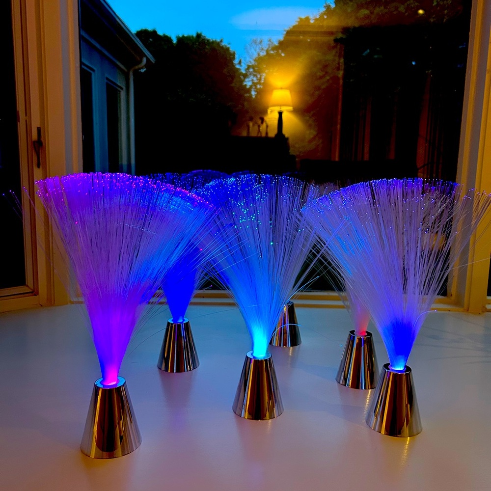 3 Fibre Optic Lights - Sensory/Halloween/Centerpiece